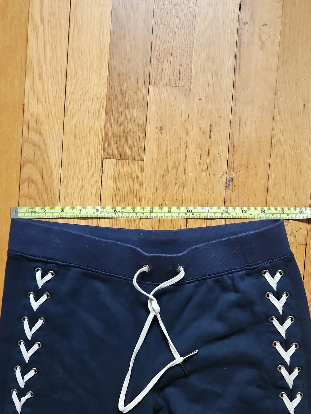 Pam & Gela  Lace Up Nsvy sweatpants